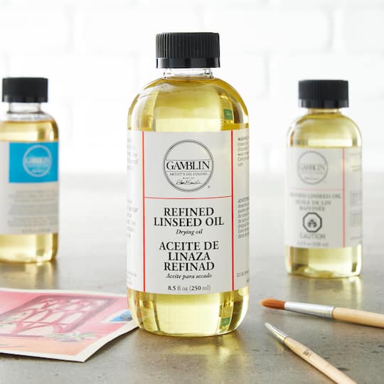 Gamblin Refined Linseed Oil